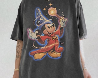 Comfort Colors Fantasia Sorcerer Mickey Shirt, Walt Disney Fantasia Mickey Shirt, Fantasia Mickey Tee, Disneyland Trip, Fantasmic Shirt