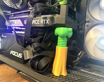 Tree-Inspired GPU Sag Support – STL Digital Download – Biomimicry Graphics Card Support