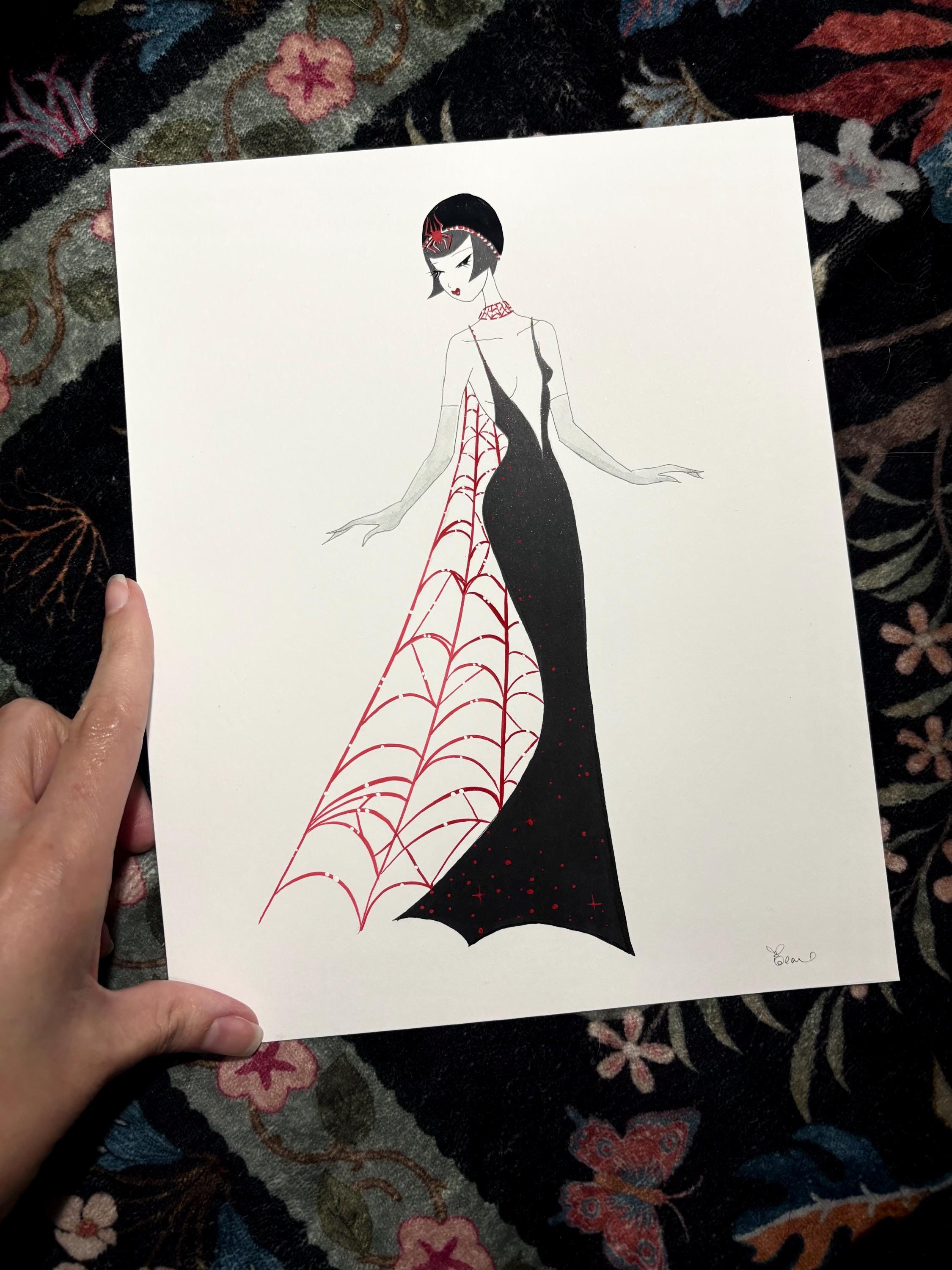 Spider Web Gown - Etsy