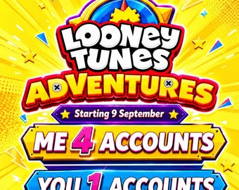 Looney Tunes Abenteuer - Event Monopoly_GO - 1 Slot Full Carry (Ich 4 = 1 Du)