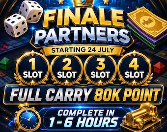 Monopoly_GO Finale Partners Event Volledige winst 80.000 punten (Snelle service)