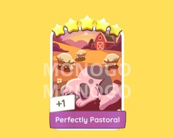 Idyllisch pur – Monopoly Go Sticker 5 Sterne – Album „Frohe Ernte“ (Schnelle Lieferung)
