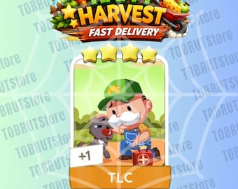TLC - Monopoly_Go Sticker 4 Sterne - Happy Harvest Album (Schnelle Lieferung)