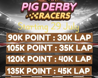 Monopoly_Go Pig Derby Racers Event Starting 29 July - Full Carry Point (Fast Delivery)