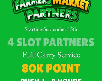 4x Slot - Farmers Market Partners - Monopoly_Go Partners Events (Full Carry Service)