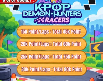Kpop Demon Hunters Racers - Monopoly_GO Event Racers - Full Carry Service ( Ich ) 3 : 1 ( Du )