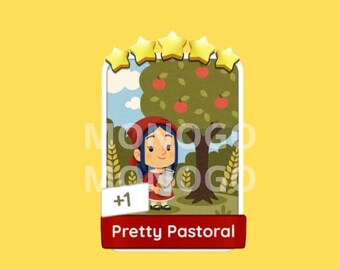 Hübsches ländliches Ambiente – Monopoly_Go-Sticker (5 Sterne) – Album „Frohe Ernte“ (Schnelle Lieferung)