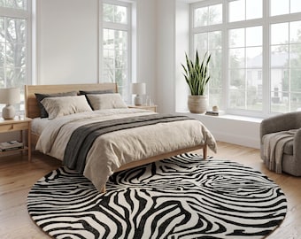 Carpette à motif, tapis de salon moderne, tapis capitonné fait main, tapis décoratif scandinave