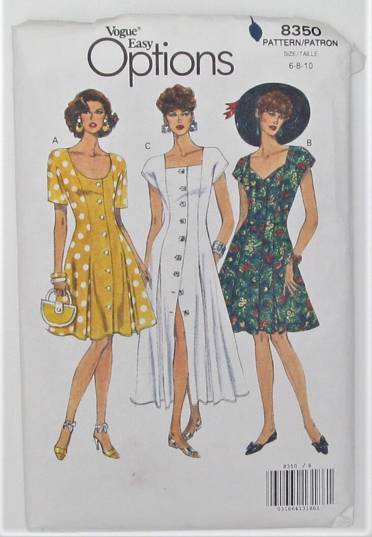 Fitted Flared Dress Princess Seams Pleat Underlays Cap Or Etsy