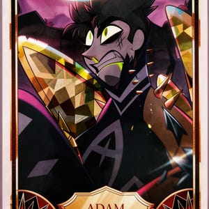 Hazbin Hotel Adam Card - Etsy