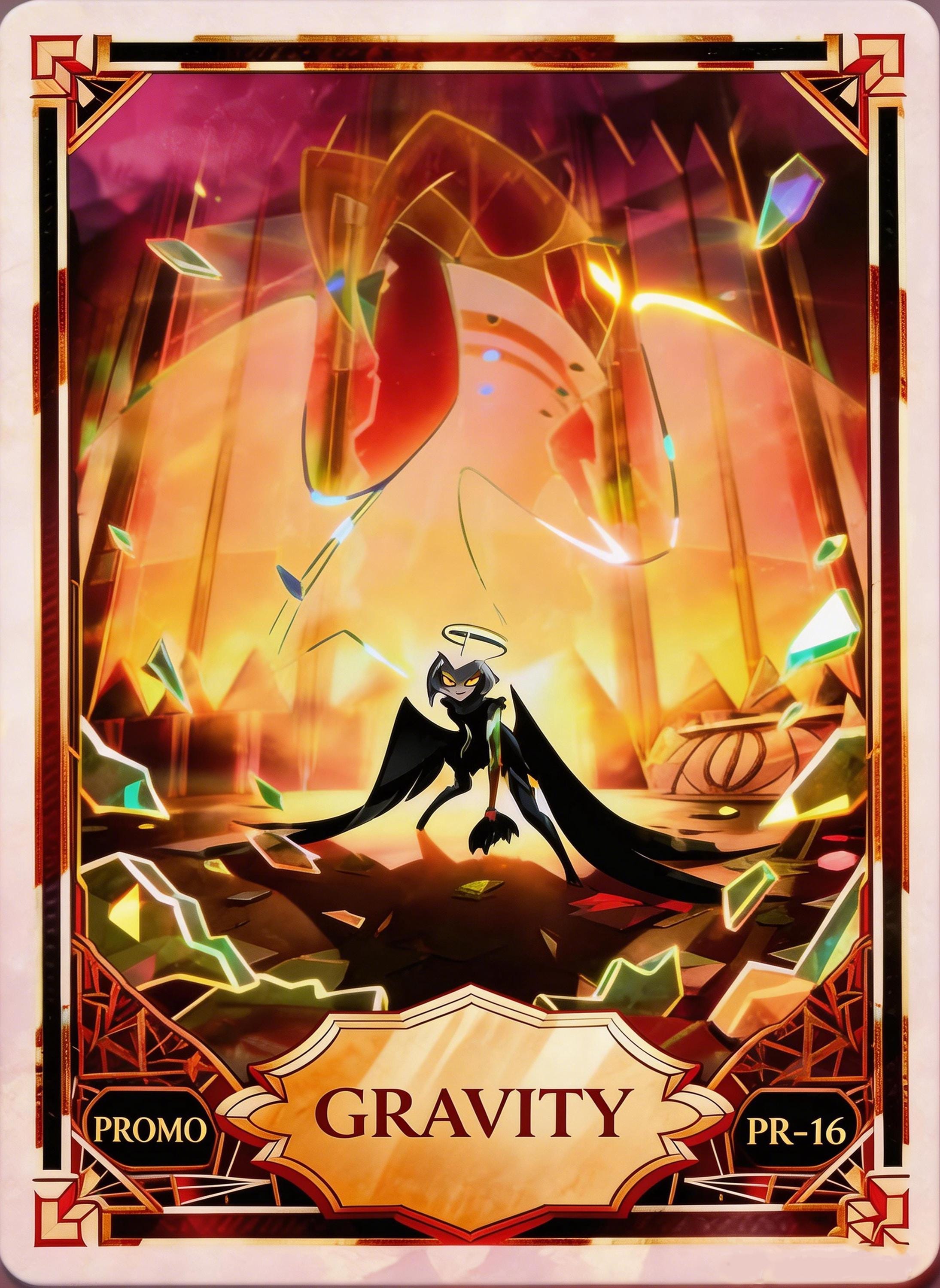 Hazbin Hotel Custom Fan Art Trading Card: "gravity" PREORDER ...