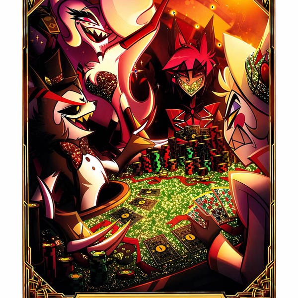 Hazbin Hotel Fan Cards - Etsy