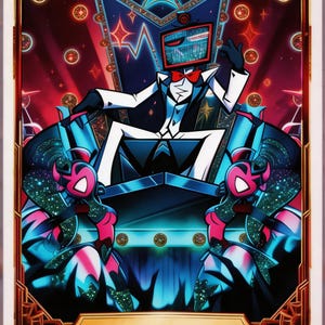 Alastor Hazbin Hotel Playmat - Etsy