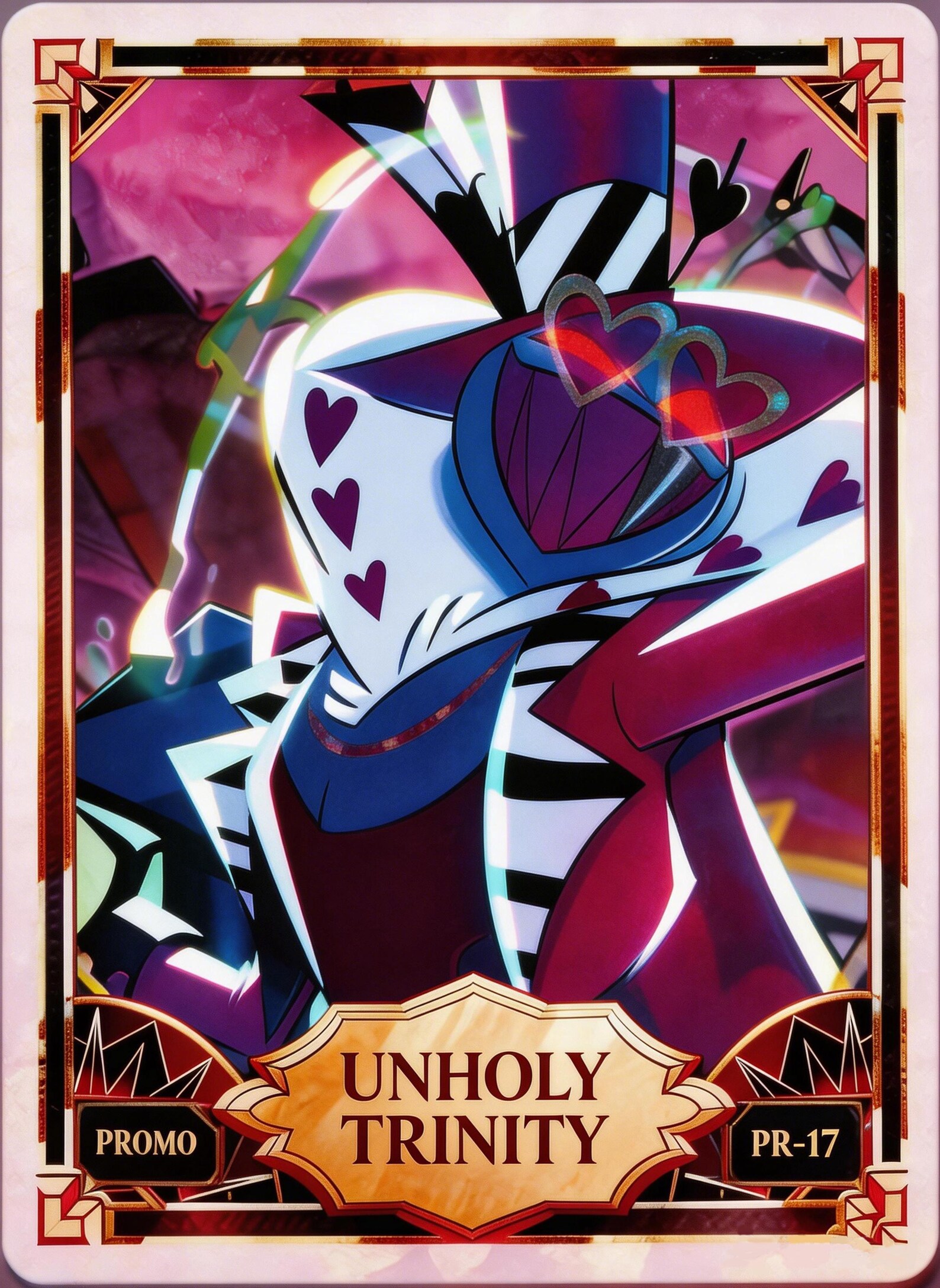 Hazbin Hotel Custom Fan Art Trading Card: "unholytrinity" PREORDER ...