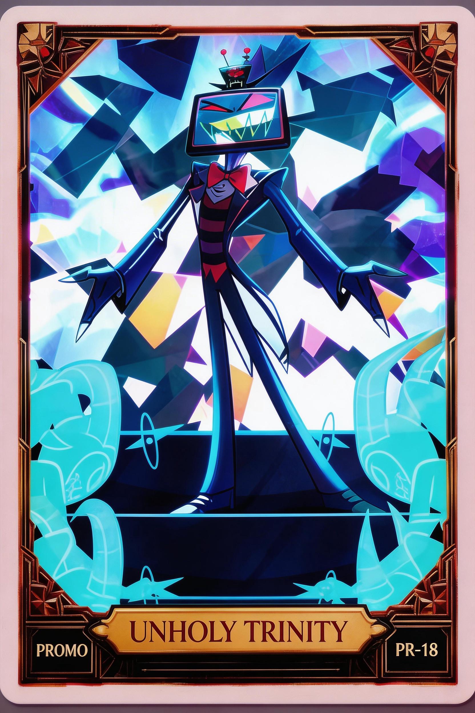 Hazbin Hotel Custom Fan Art Trading Card: VOX Collection PREORDER ...