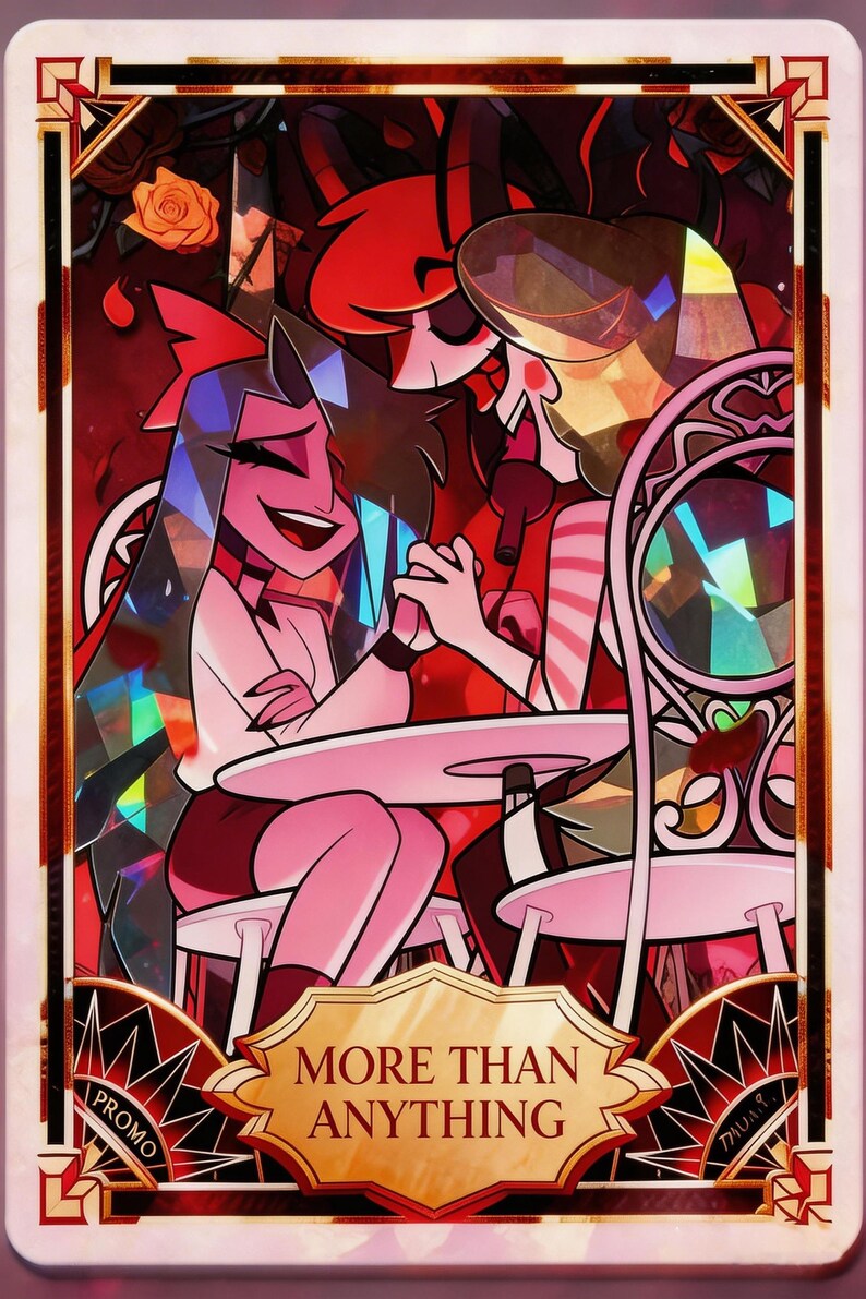 Hazbin Hotel Fan Art Trading Card: Holographic Foil Customization (2 ...