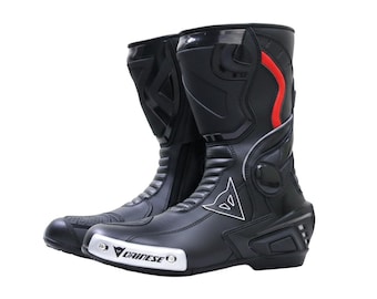 Dainese Super Speed D1 Motorcycle Leather Boots Designed for Road and Track Riding