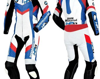 BMW Motorrad PRG Motorbike Leather Racing Suit with Performance Construction