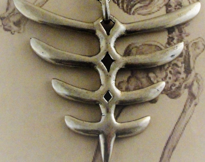 Rib Cage, Gothic Jewelry, Rib Pendant, Rib Necklace, Gothic Necklace