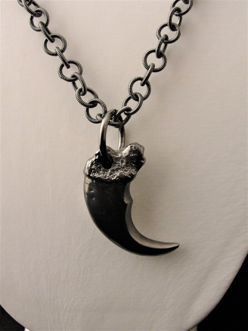 Goth Claw Necklacegoth Jewelry Men's Vampire Necklace Etsy