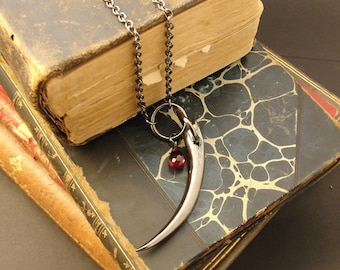 Fang Necklace, Gothic Jewelry, Vampire, Vampire Fang Necklace, Vampire Necklace, Vampire Jewelry, Goth Jewelry, Gothic Necklace