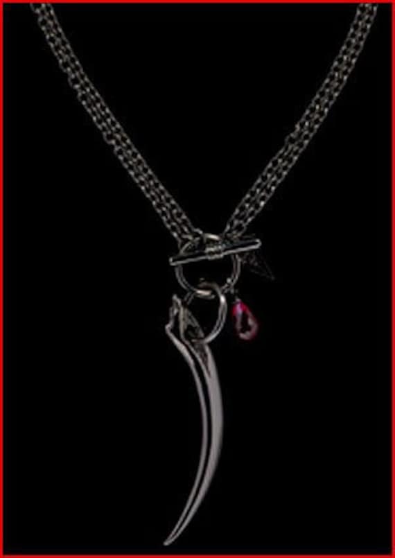 Vampire Jewelry, Men's Vampire Necklace, Vampire Fangs, Goth Necklace,Fang Necklace, Necklace, Gothic Jewelry, Goth Jewelry, Vampire, Goth