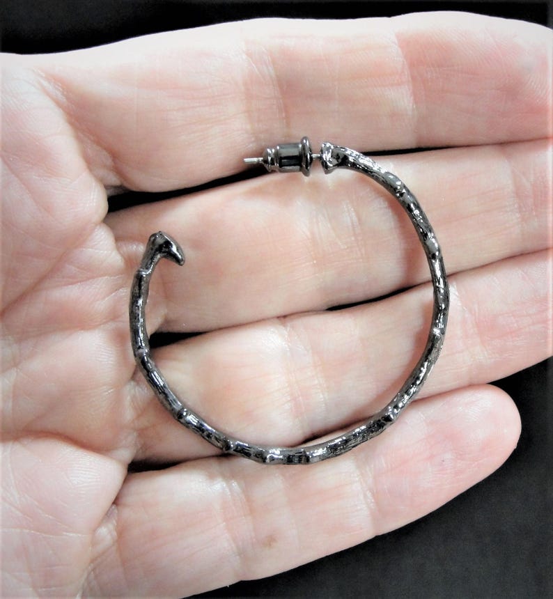 Hoop Earrings Gothic Jewelry EarringsGothic Earrings Etsy