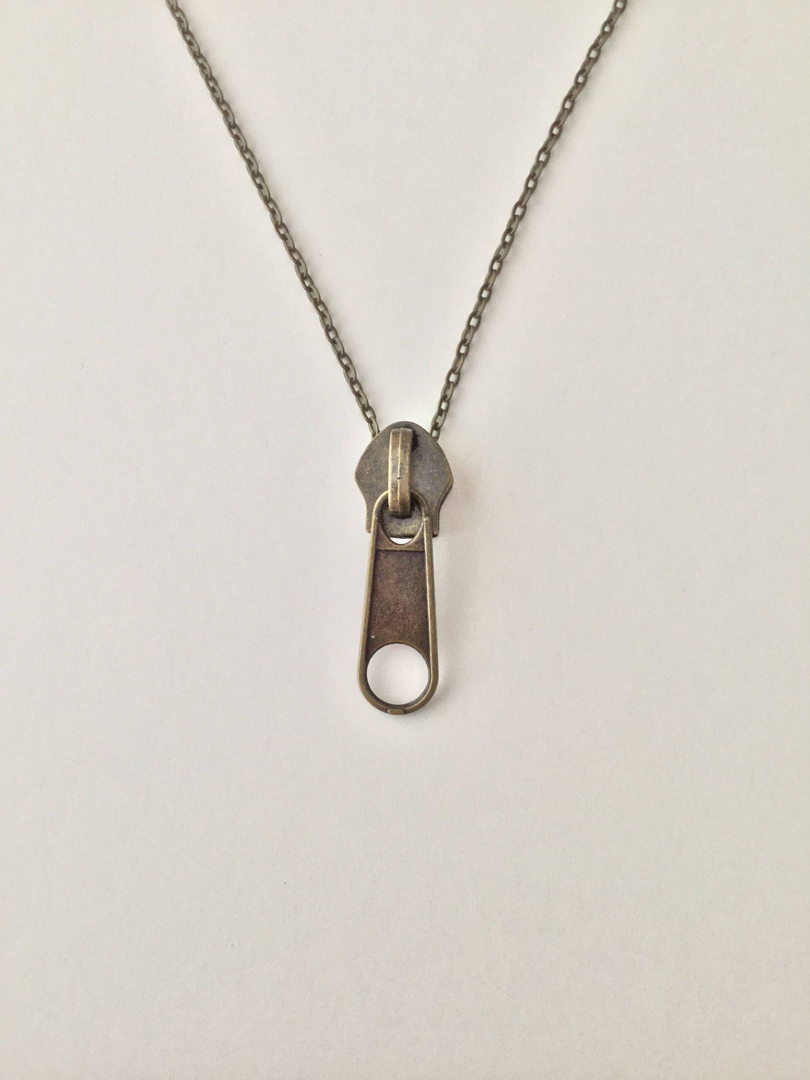 Zipper Necklace Etsy