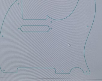 Osłona kostki Telecastera SVG