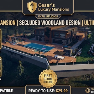 FiveM Forest Rest Mansion MLO | Custom Secluded Estate Map | Optimized & Ready to Use | Exfil Studios