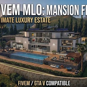 Mansão Franceza MLO para FiveM | Vila Francesa de Luxo Personalizada | Mapa Fiel à História do Jogo | Otimizado | Exfil Studios