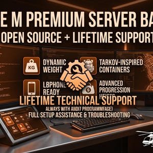 Premium FiveM Roleplay Server Base | Custom Framework | Open Source + LIFETIME SUPPORT | Exfil Studios