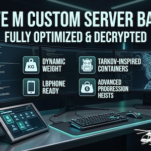FiveM Custom Roleplay Server Base | QBCore/QCore Framework | Open Source Script | Base Only Ready to Start