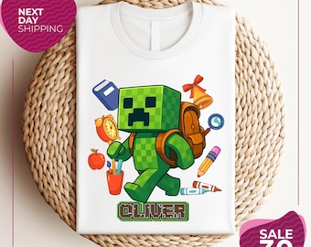 Custom Gamer Back To School Shirt | Gamer Boys Shirt | Preppy Back To School Shirt | First Day Of School Shirt | Kids Back School Shirt