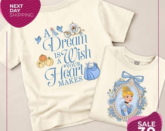 Comfort Colors® Disney Cinderella Shirt | Princess Cinderella Watercolor Coquette Bow Shirt | Magic Kingdom Girls Trip | Disney Princess