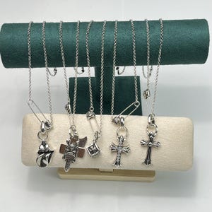 Chrome hearts necklace safety pin - Etsy 日本