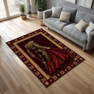 闘牛デザイン ラグマット インテリア 中古品 昭和レトロ Bullfight rug - Etsy 日本