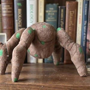 Plush Rocky Spider Alien Toy | Hard Sci-Fi Companion, Pentapedal Explorer Doll