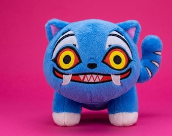 KPOP Demon Hunters Inspired Plush Toy – Derpy Tiger Soft Stuffed Animal – Anime Kawaii Collectible