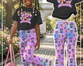 Kids KPop Demon Hunters Dress, Rumi Zoey Inspired Idol Style Outfit