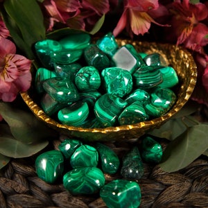 Tumbled Malachite for empowerment of feminine energies