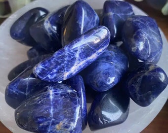 Tumbled Sodalite