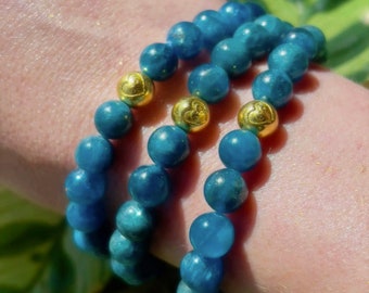 Blue Apatite Guidance Bracelet