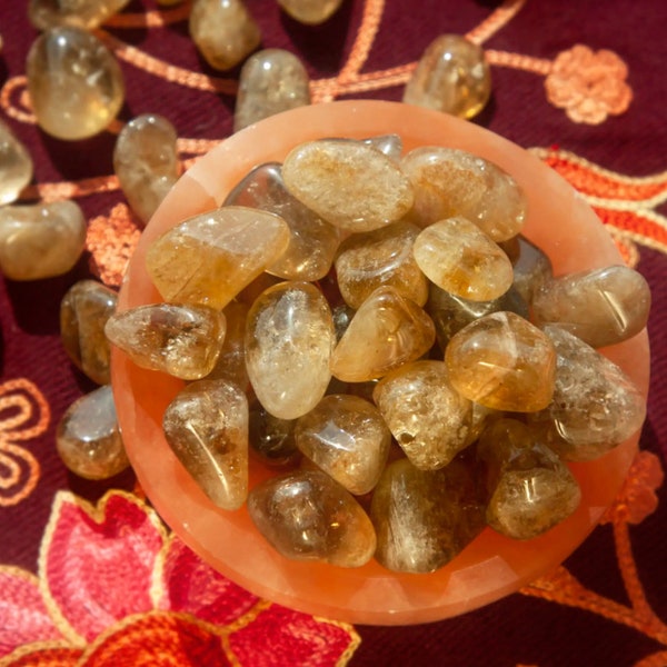 Tumbled Smoky Citrine