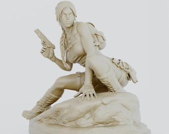 Lara Croft Fan-art Figurine_STL File (Einzelstückmodell)