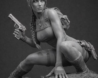 Lara Croft Fan-art Figurine_STL File