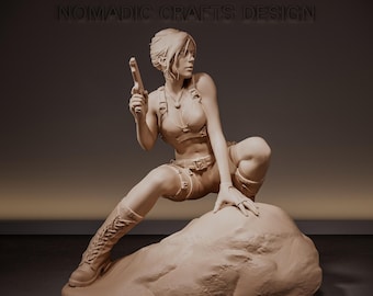 Lara Croft in Tactical Gear Fan-Art_File STL