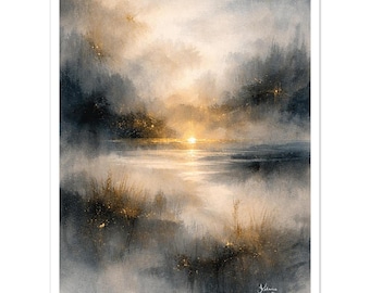 Twilight Field Fine Art-poster