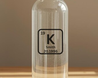 Personalized Name Sticker Decal: Custom Vinyl Decal Glass School Water ...