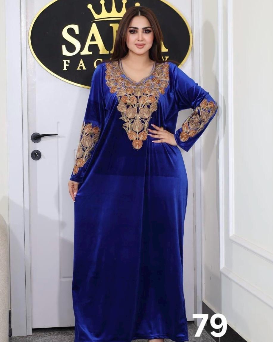 white christmas dresses Buy Chic Floral Sequin Maxi Maroon Turkish Kaftan Formal Dress For Sale